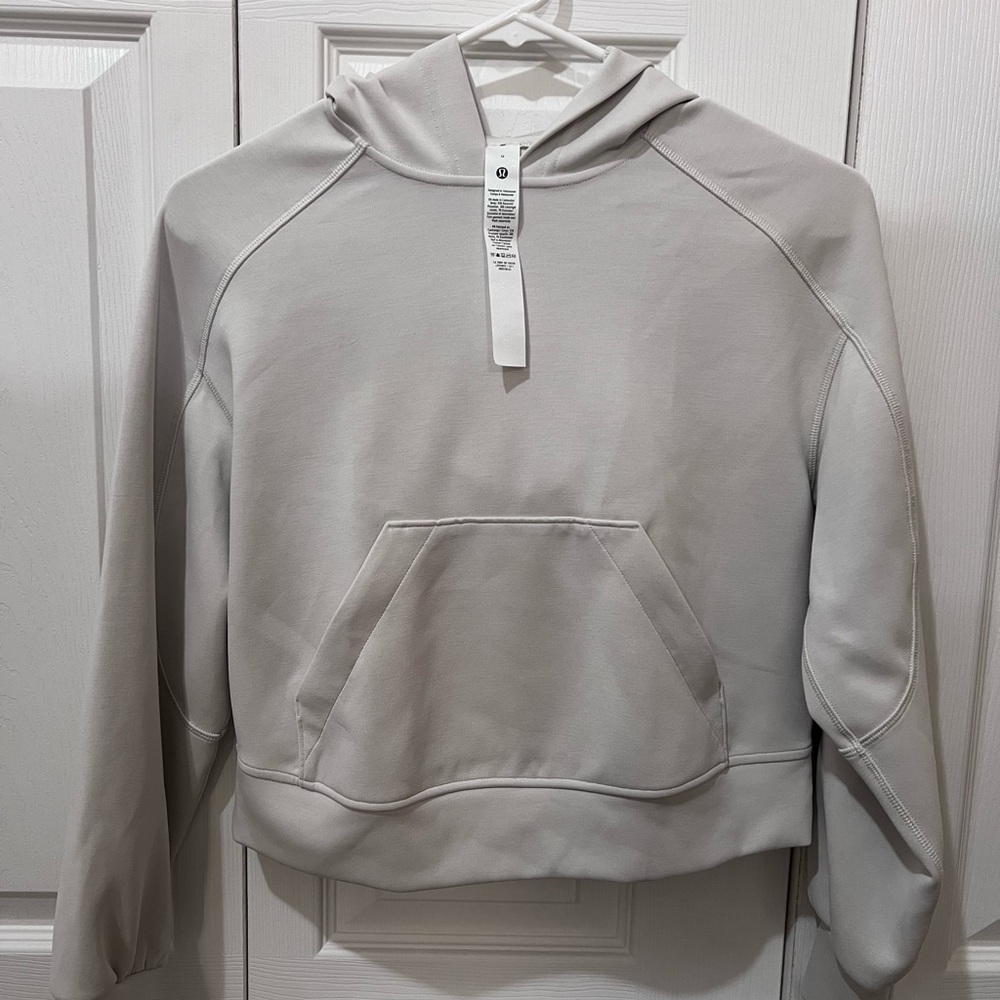 Lululemon softstreme hoodie. Color: Bone. Size: 0.